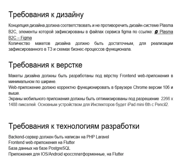 Этап создания ТЗ